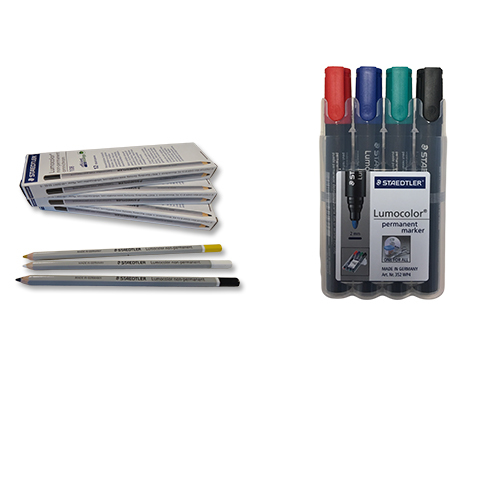 Pens and glass pencils